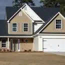 Brown and White Wooden House