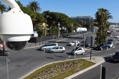 Caméra de surveillance à Nice