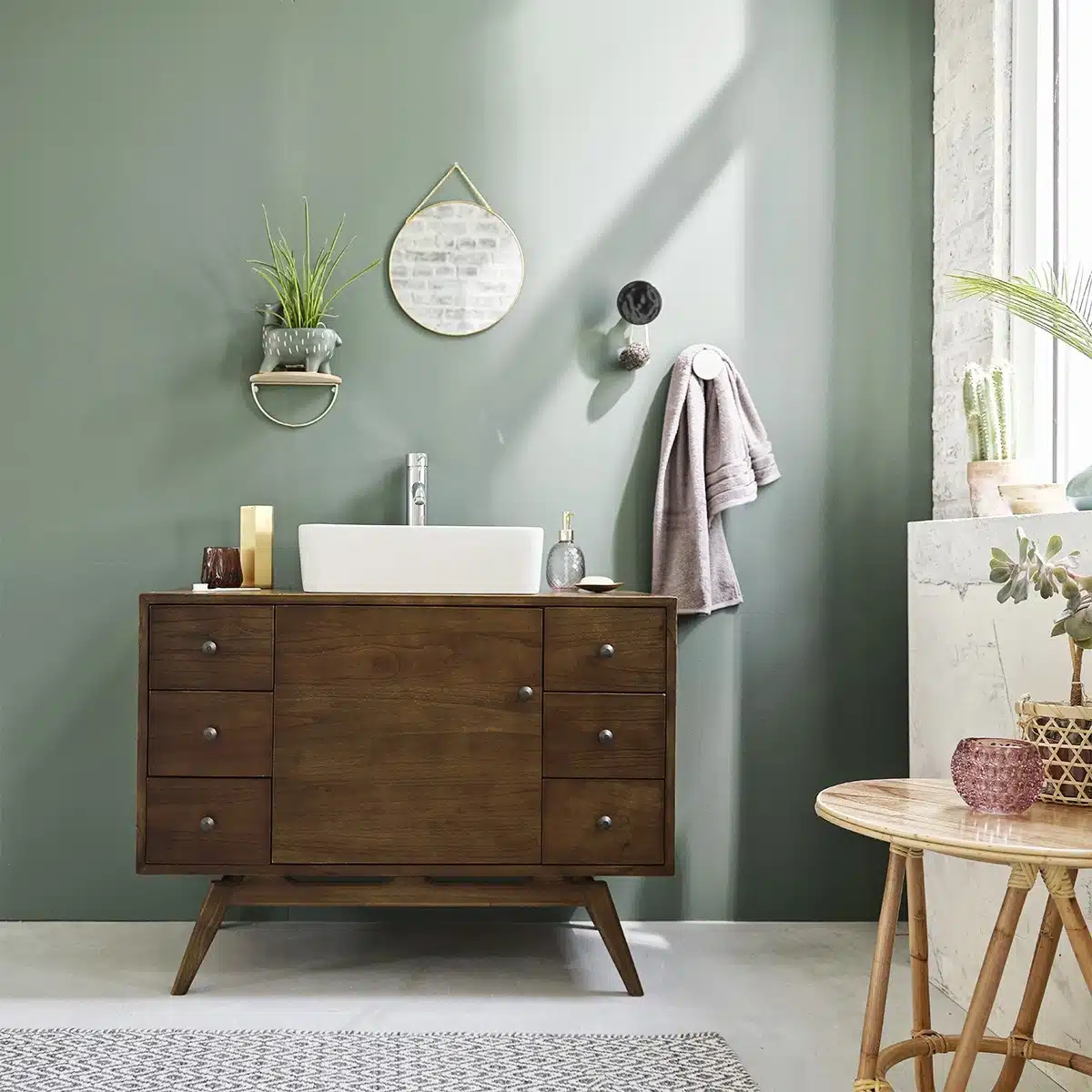 Meuble salle de bain vintage : idées et inspirations pour une déco rétro unique