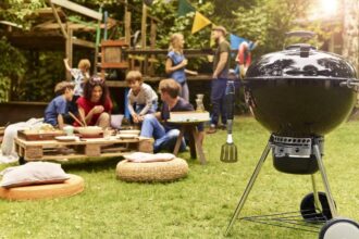 barbecue au jardin