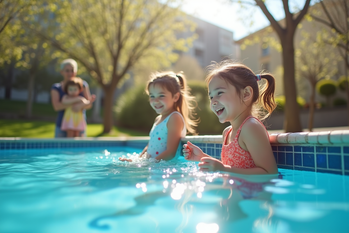 piscine printemps