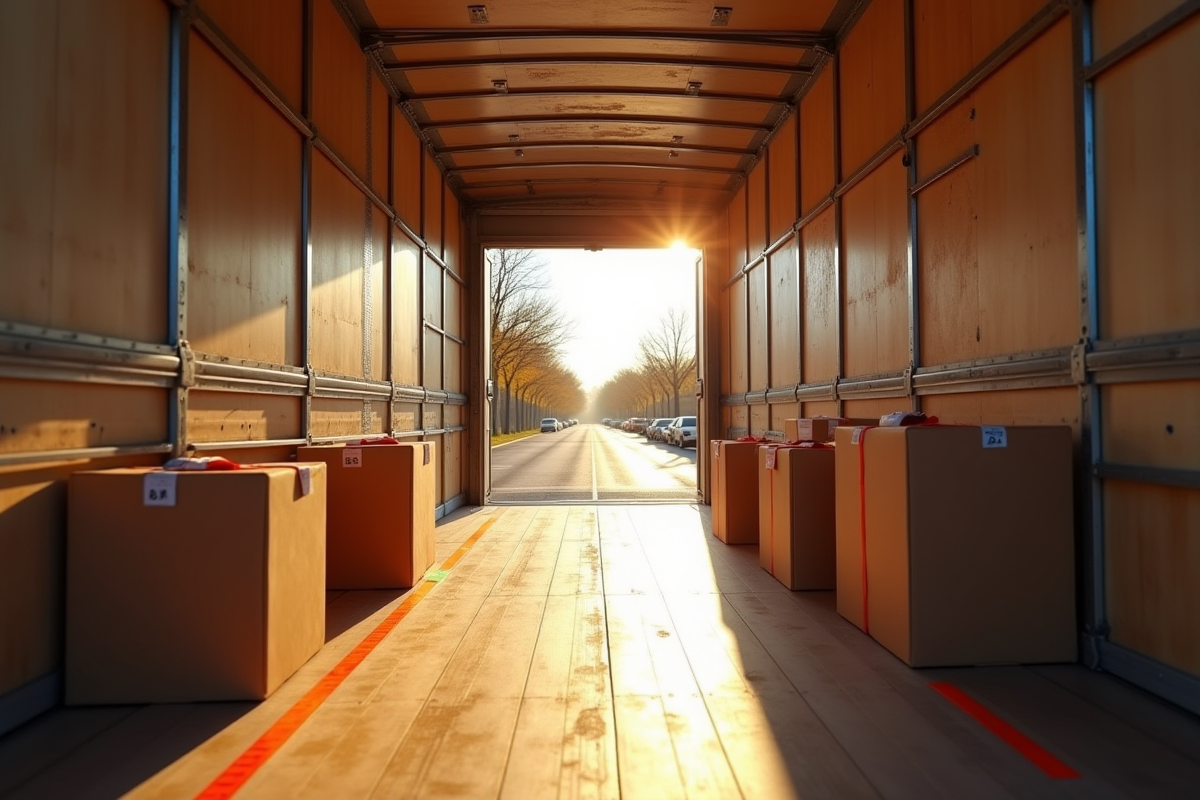 camion déménagement