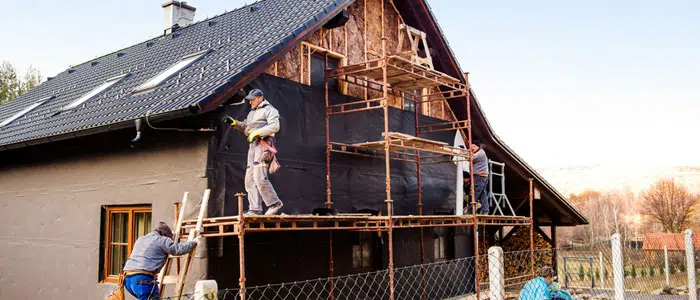 Isolation d'une maison par l'extérieur