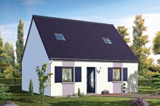 maison individuelle moderne construite selon les souhaits des propriétaires